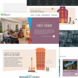 Work Sample: City of Lancaster tourism website