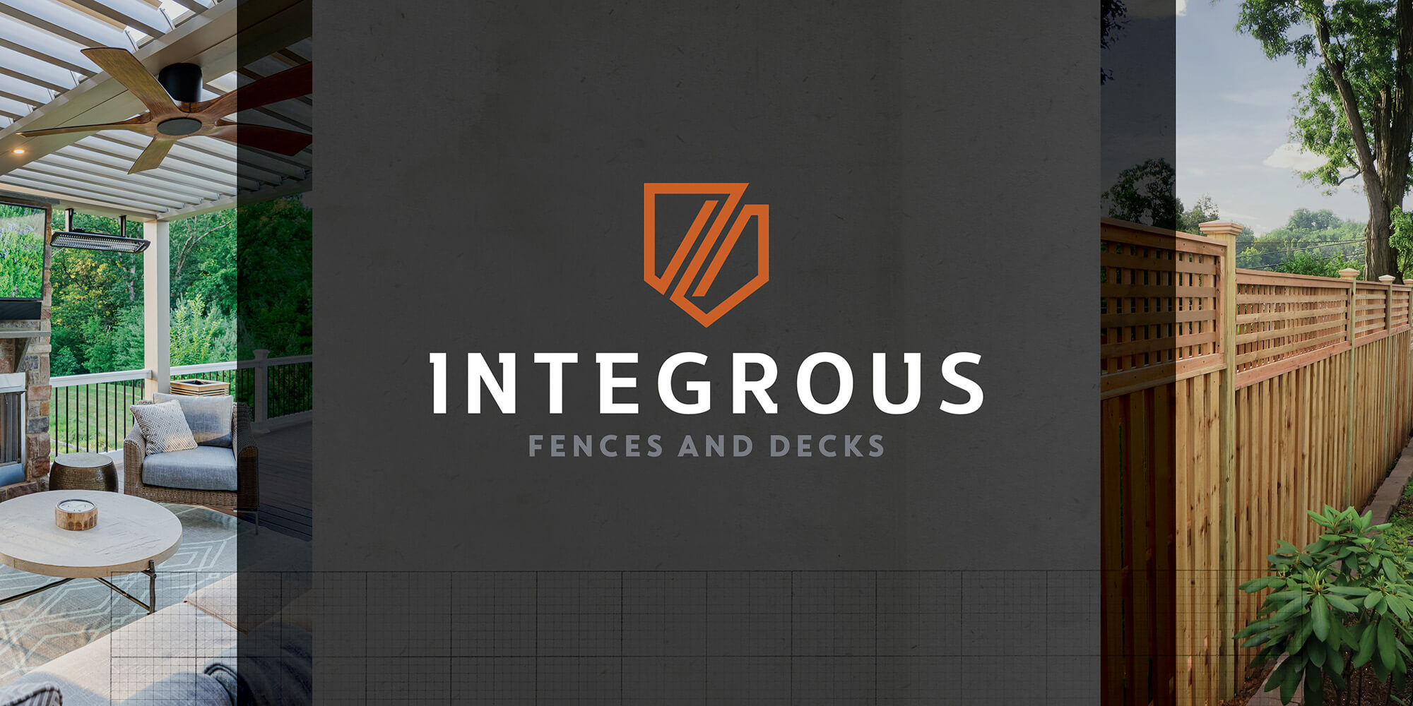 New Integrous Fences & Decks identity designed by Infantree