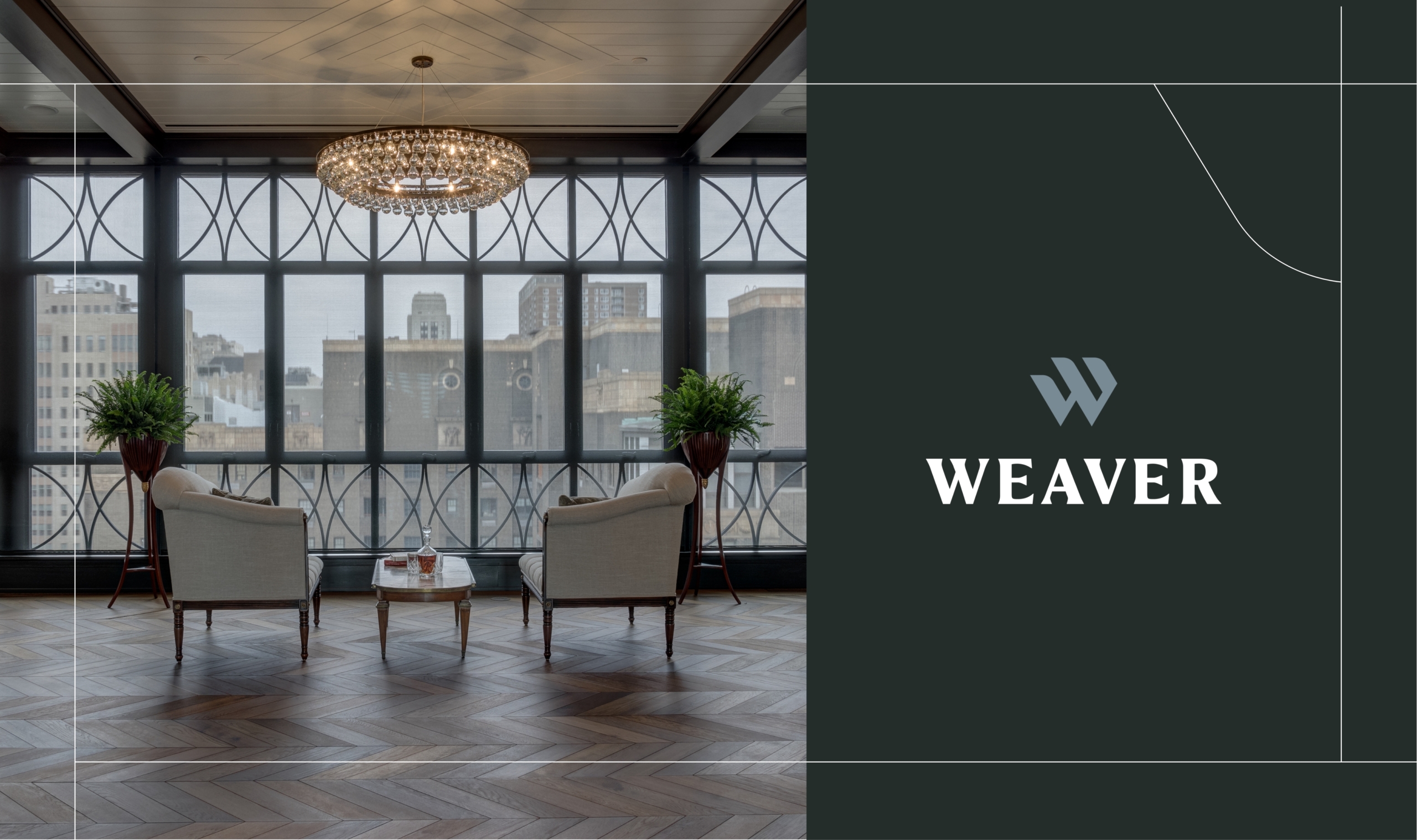 New visual identity for Weaver Companies, designed by Infantree branding agency